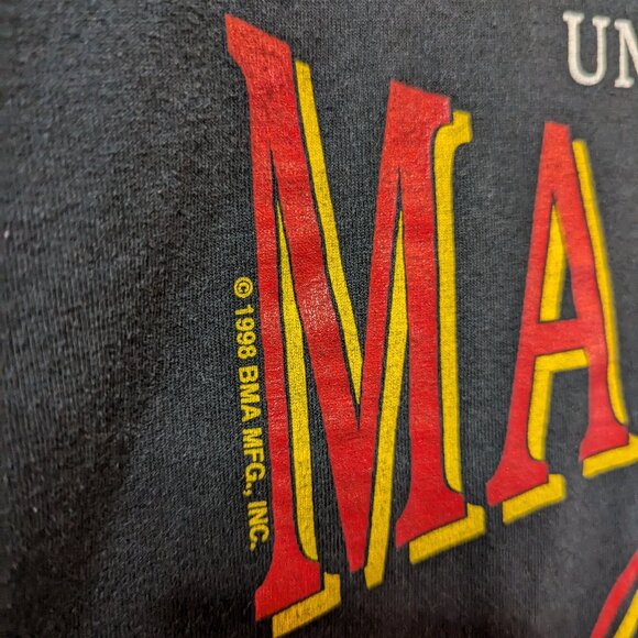 Vintage 1998 Marines USMC Semper Fi Black T-Shirt size Large - Picture 3 of 4